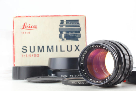 Leica Summilux M 50mm f/1.4 Black E43 Ver.2 II 2nd Lens — Mint, with Box