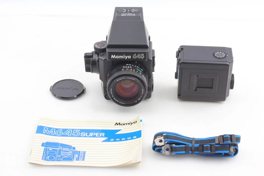 Mamiya 645 Super AE Sekor C 80mm f/2.8 Medium Format Camera — Mint