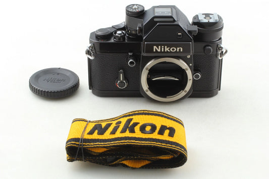 Nikon F2 Photomic S Black 35mm Film Camera Body w/ AS-1 — Top Mint