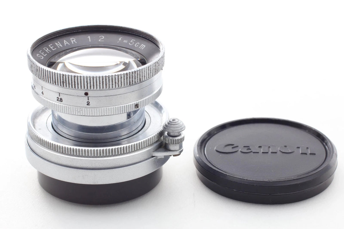13 blades Canon Serenar 5cm f2 Collapsible Lens LTM L39 — Near Mint
