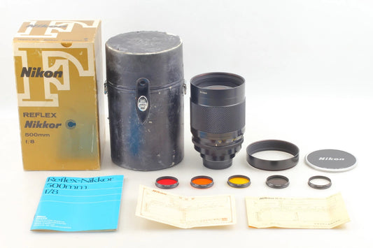 Nikon Reflex-NIKKOR C 500mm F/8 Telephoto Mirror Lens — Unused