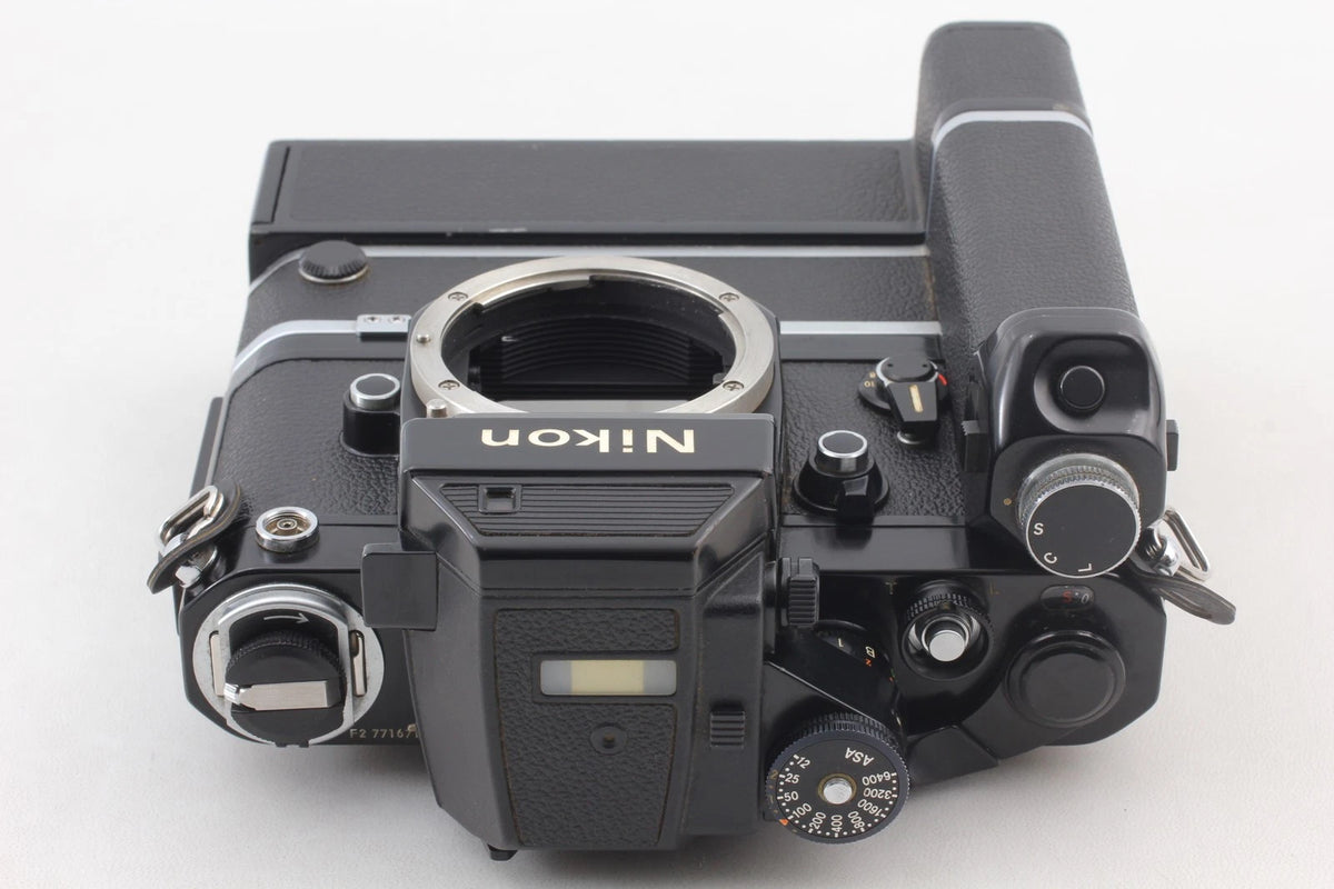 Nikon F2 Photomic SB Auto 50mm f/1.4 w/ MD-2 MB-1 AS-1 — Near Mint