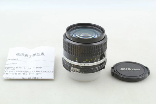CLA'd Nikon Ai-s Nikkor 35mm f/2 Wide angle lens F mount — Near Mint
