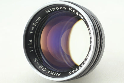Nikon SP Titan Black Repainted 5cm F1.4 35mm Film Camera — Mint