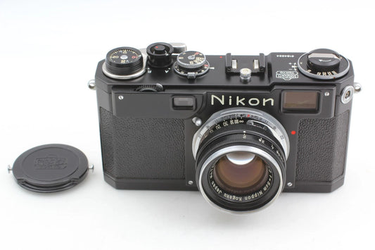 Nikon S2 Black Repainted H.C 5cm f/2 Rangefinder Camera Late model — Mint