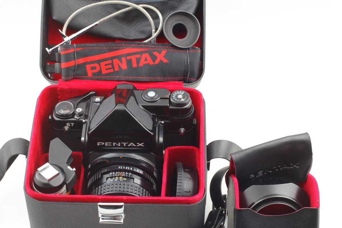 All Late Pentax 67 TTL P 105mm f/2.4 Medium Format Camera — Near Mint