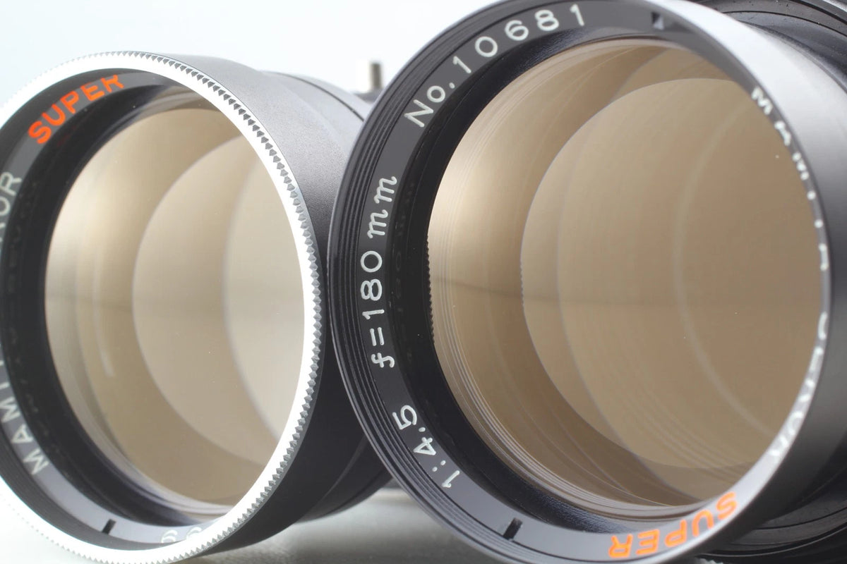 Mamiya Sekor Super 180mm f/4.5 TLR Lens C33 C330 C220 — Mint