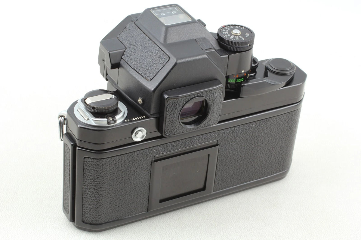 Nikon F2 Photomic S Black 35mm Film Camera Body w/ AS-1 — Top Mint