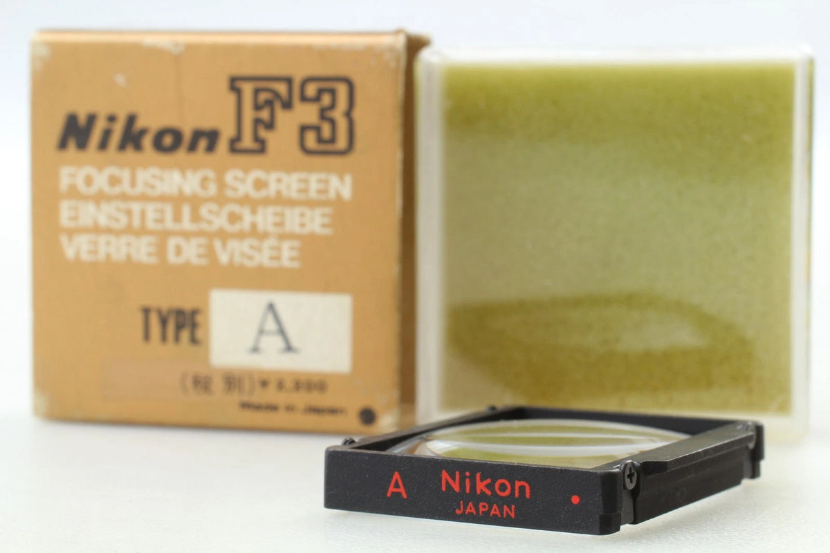 Type A Red Dot Nikon Focusing Screen for F3 F3T F3P — Mint