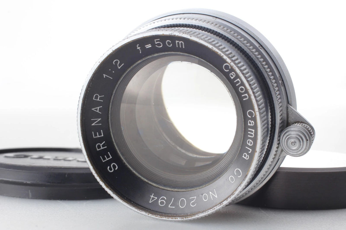 13 blades Canon Serenar 5cm f2 Collapsible Lens LTM L39 — Near Mint