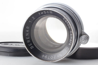 13 blades Canon Serenar 5cm f2 Collapsible Lens LTM L39 — Near Mint