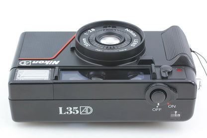 Nikon L35 AD Pikaichi Point & Shoot 35mm Film Camera — Mint