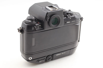 Nikon F4S AF SLR 35mm Film Camera MB-21 Tested — LCD Leakage, with Box