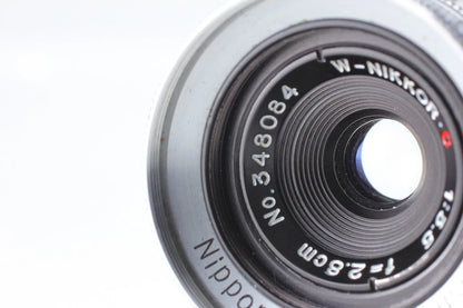 Nikon W-Nikkor C 2.8cm f/3.5 Vintage Lens Leica LTM L39 — Near Mint