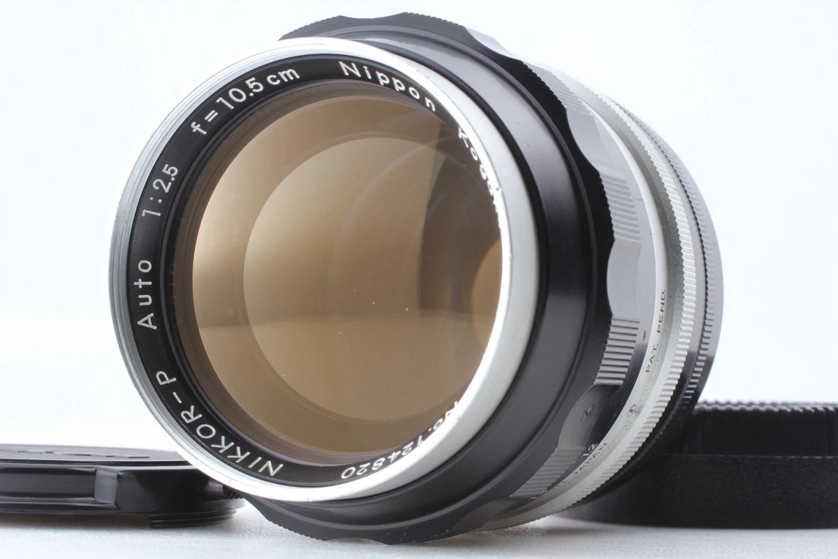 PAT PEND Nikkor-P Auto 105mm f/2.5 Pre-Ai Portrait Lens — Near Mint
