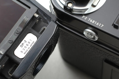 Nikon F2 Photomic S Black 35mm Film Camera Body w/ AS-1 — Top Mint