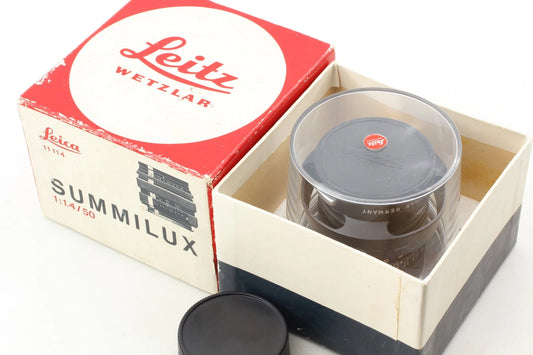 Leica Summilux M 50mm f/1.4 Black E43 Ver.2 II 2nd Lens — Mint, with Box