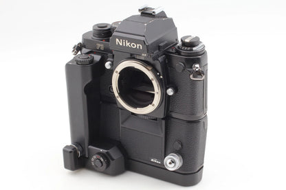Nikon F3 P HP Press MF-18 MD-4 MK-1 MR-3 35mm Film Camera — Near Mint