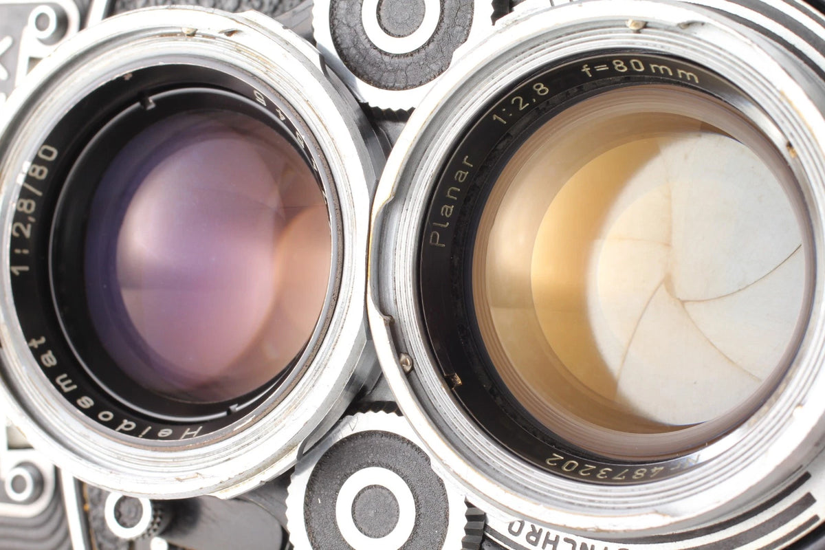 Rolleiflex 2.8F Planar 80mm TLR — Near Mint, with Case