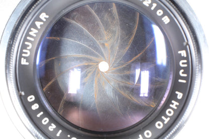 Fuji Fujinar 21cm f/4.5 Lens — Near Mint
