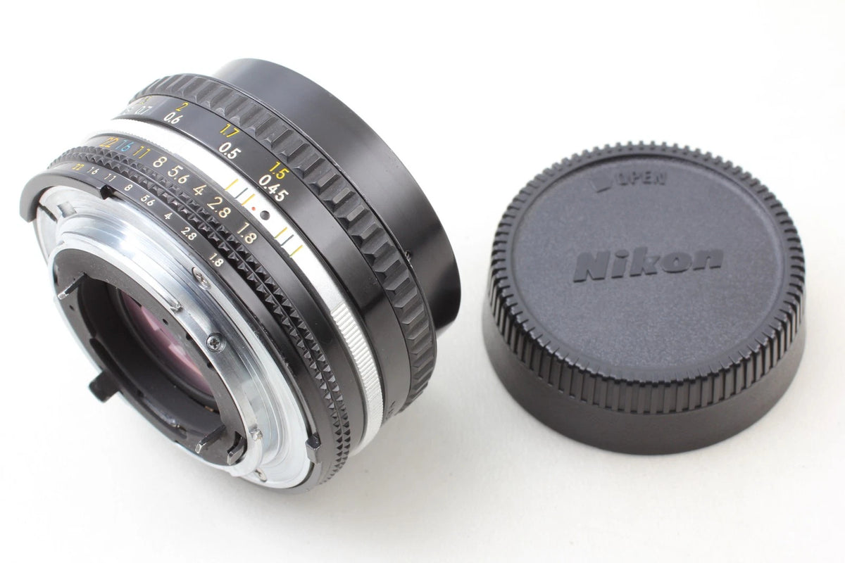 "M" Nikon Ai-s Nikkor 50mm f/1.8 Pancake Lens for F — Near Mint