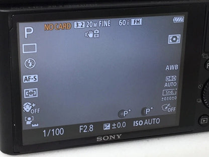 Sony Cyber-Shot DSC RX100 Digital Camera 20.2MP Zeiss Lens — Mint