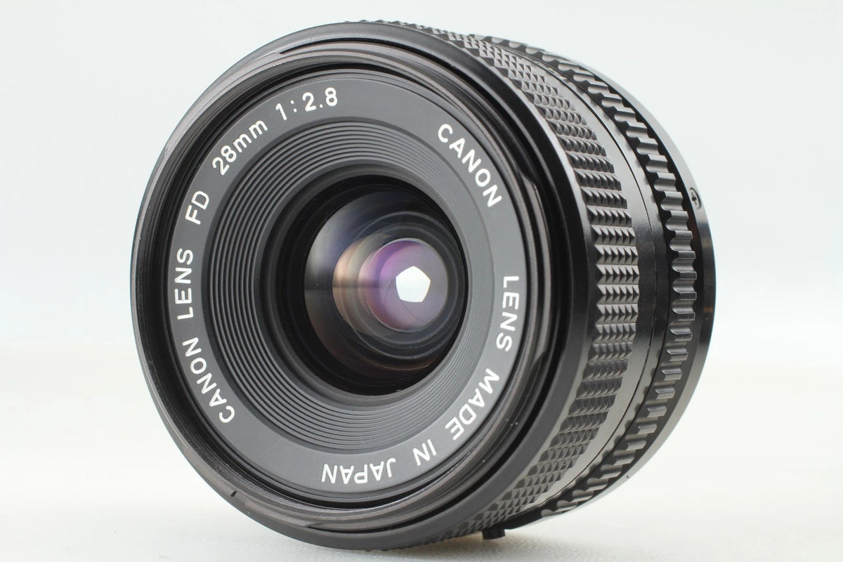 Canon F-1 Late FD 28mm f2.8 SSC 35mm Film Camera & Lens — Near Mint