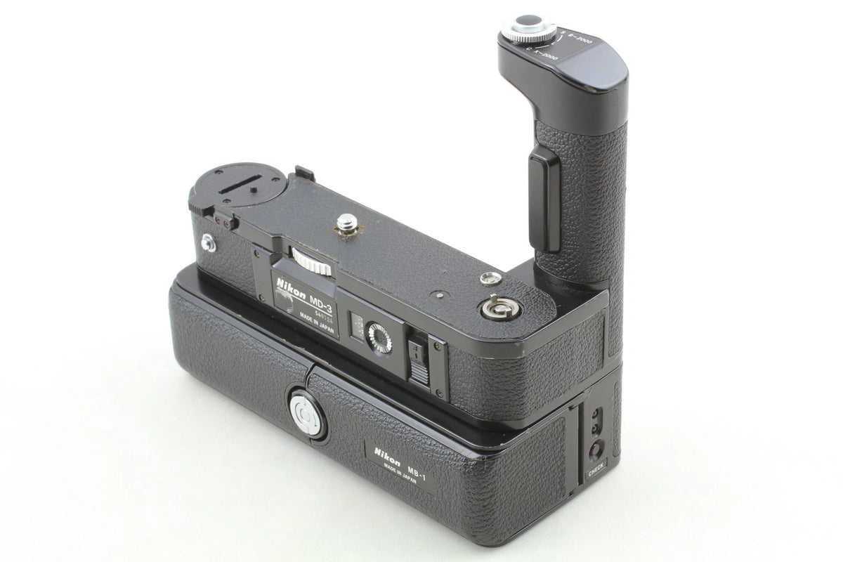Nikon MD-3 Motor Drive for F2 & MB-1 Battery Pack — Near Mint