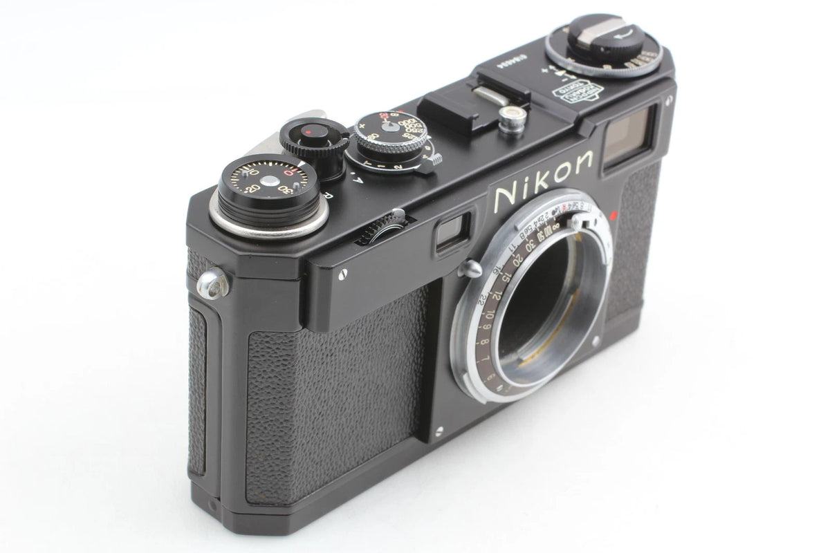Nikon S2 Black Repainted H.C 5cm f/2 Rangefinder Camera Late model — Mint