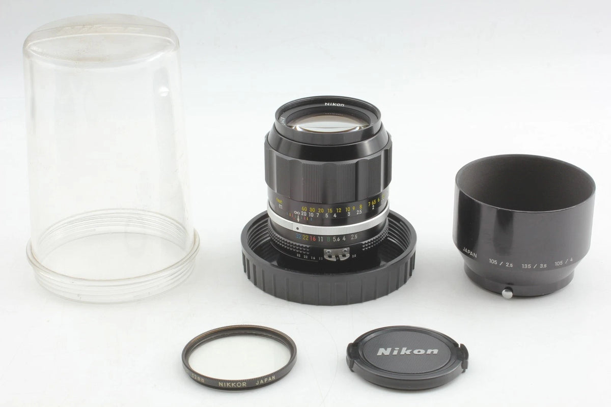 Nikon Nikkor P. Auto 105mm f/2.5 Ai-converted Portrait Lens — Mint