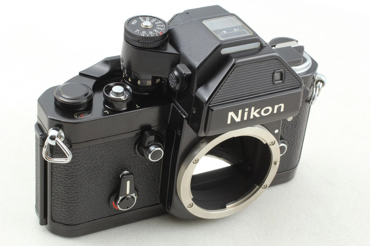 Nikon F2 Photomic S Black 35mm Film Camera Body w/ AS-1 — Top Mint