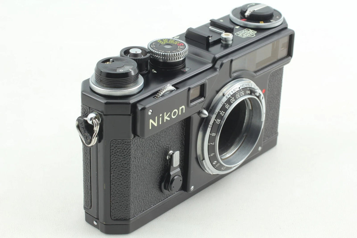 Nikon SP Titan Black Repainted 5cm F1.4 35mm Film Camera — Mint