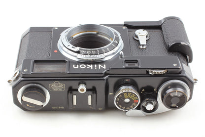 Nikon S3 Olympic Black 35mm Film Rangefinder Camera — Excellent