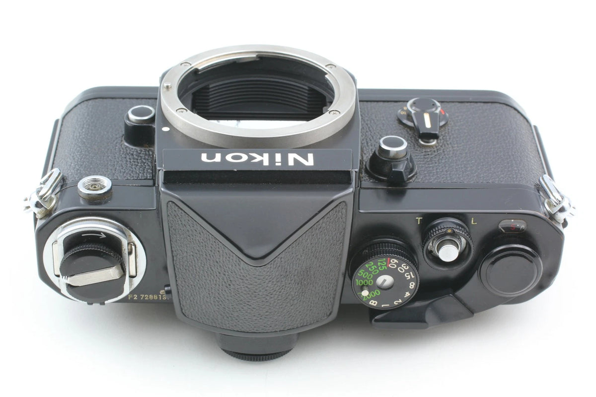 Nikon F2 Eye Level Black 35mm Film Camera SLR Body — Near Mint