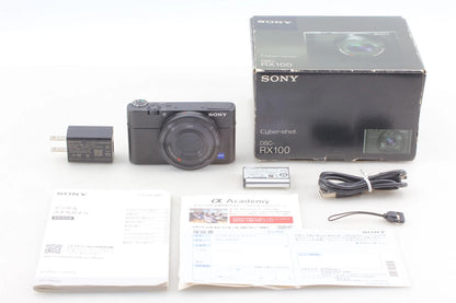 Sony Cyber-Shot DSC RX100 Digital Camera 20.2MP Zeiss Lens — Mint