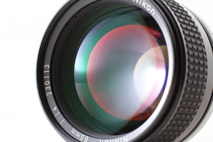 SIC Nikon Ai-s Nikkor 85mm f/1.4 Portrait Lens for F — Rear Element Scuffs