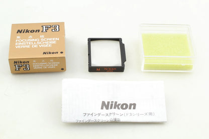 Nikon Focusing Screen M for Bellows or micro scope F3 F3T F3P — Mint