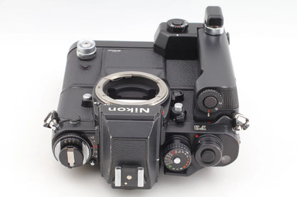 Nikon F3 P HP Press MF-18 MD-4 MK-1 MR-3 35mm Film Camera — Near Mint
