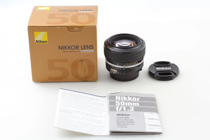 Late SIC Ver. Nikon Ai-S Nikkor 50mm f/1.2 Prime Lens F — Top Mint