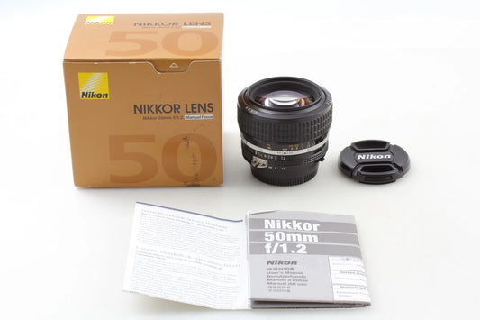 Late SIC Ver. Nikon Ai-S Nikkor 50mm f/1.2 Prime Lens F — Top Mint