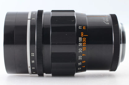 Canon 100mm f/2 Lens LTM L39 Leica Thread Mount — Near Mint