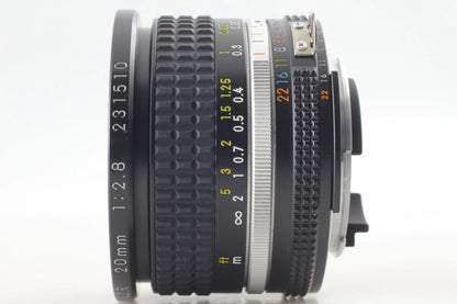 Nikon Ai-s Nikkor 20mm f/2.8 Wide angle Lens F mount — Near Mint