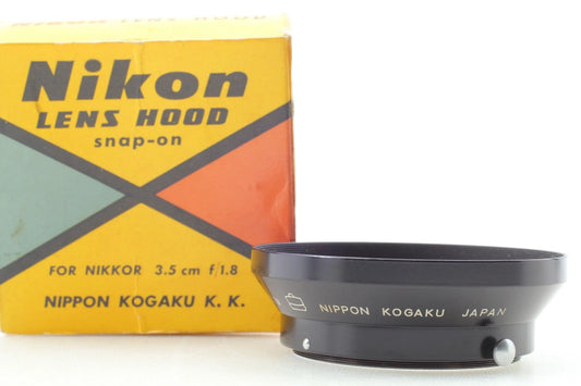 Lens Hood for W-Nikkor 3.5cm f/1.8 Nikon S Mount — Mint