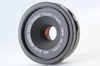 Nikon Fuji Mark Eye Level with GN 45mm f/2.8 & Exposure Meter II — Mint