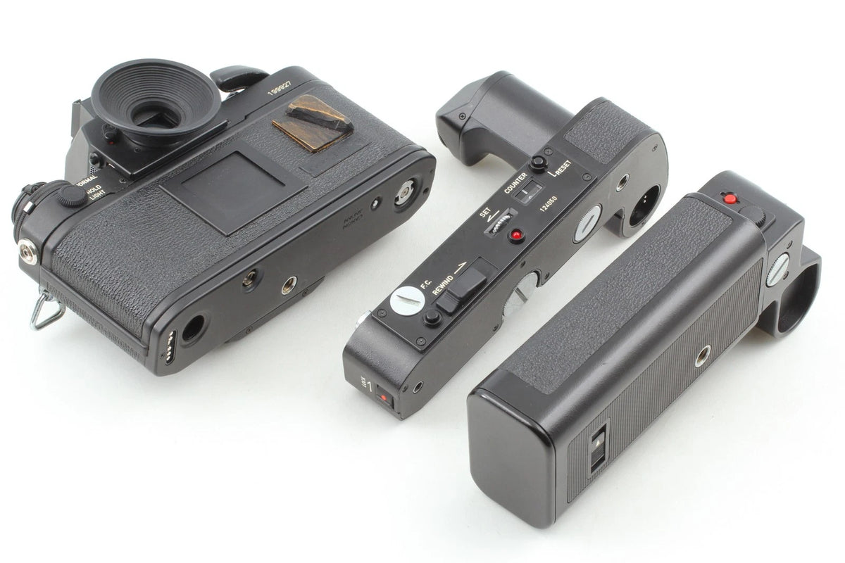 Canon New F-1 AE Finder w/Motor Drive FN 35mm Film Camera — Near Mint