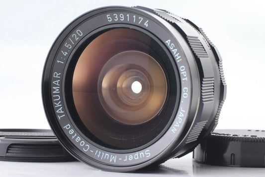 Pentax SMC Takumar 20mm f/4.5 For M42 MF Wide Lens — Near Mint