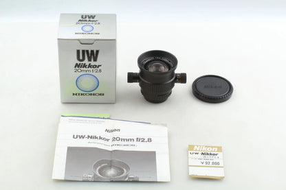 Nikon UW-Nikkor 20mm f/2.8 Wide Angle MF Lens For Nikonos — Unused