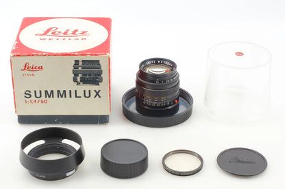 Leica Summilux M 50mm f/1.4 Black E43 Ver.2 II 2nd Lens — Mint, with Box