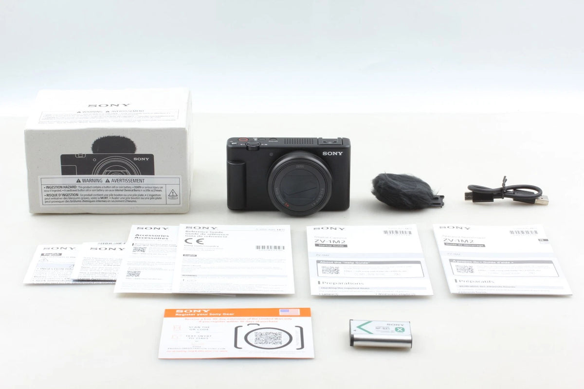Sony VLOGCAM ZV-1 II ZV-1M2 Vlog Camera 20.1MP 4K — Top Mint