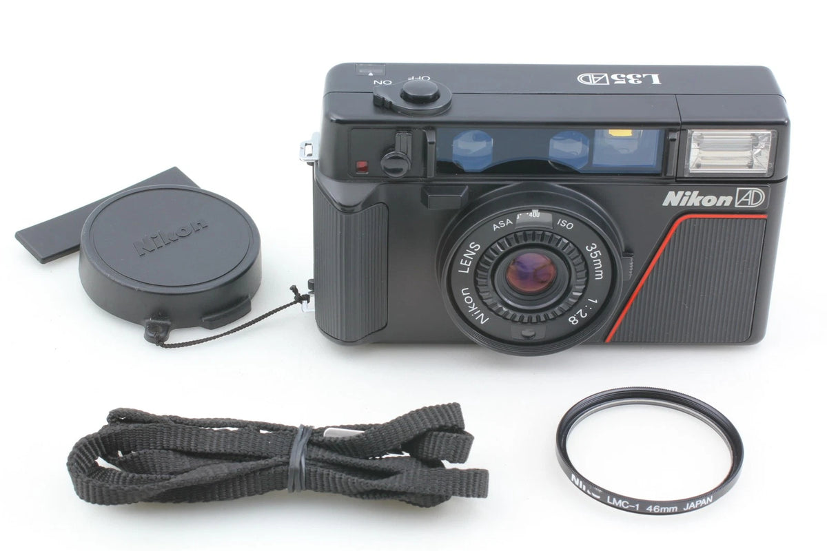 Nikon L35 AD Pikaichi Point & Shoot 35mm Film Camera — Mint